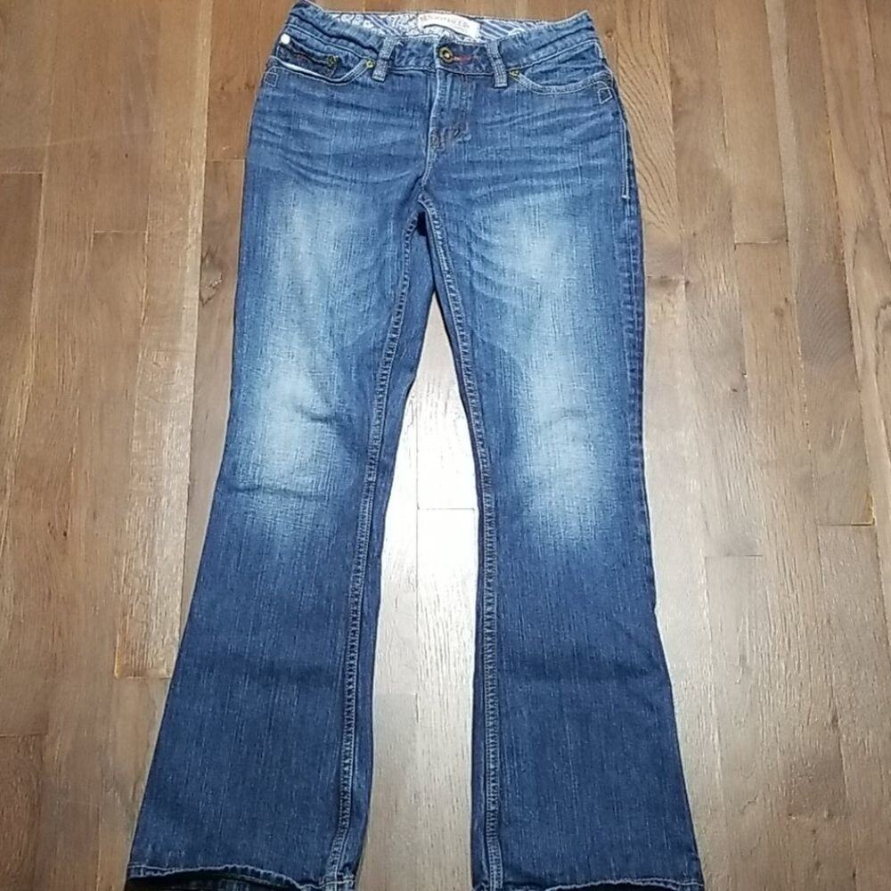 Bootheel Kennett Women's Mid-Rise Bootcut Jeans Blue Size 26/2 Inseam 30"